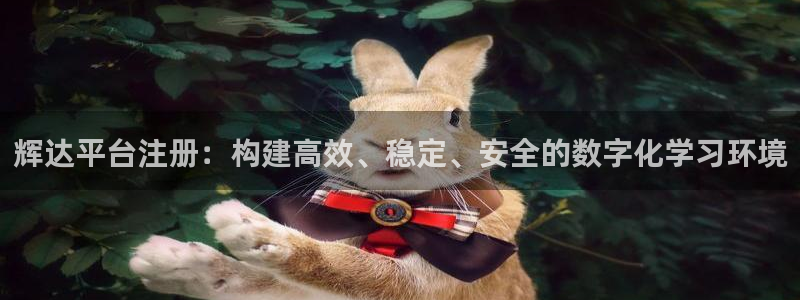 美狮贵宾会app哪个模式容易赢：辉达平台注册：构建高效、稳定、安全的数字化学习环境